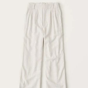 Abercrombie Lined Pleated Wide Leg Pants